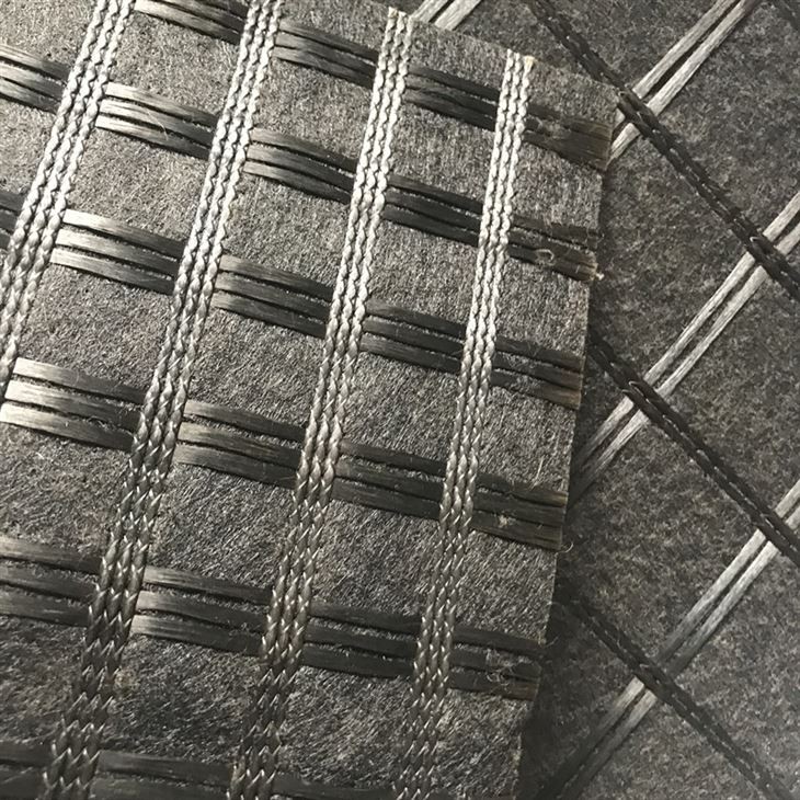 Fiberglass Geogrid With Geotextile 2